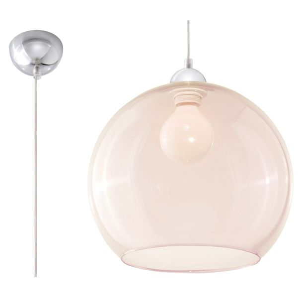 HANGING LAMP BALL CHAMPAGNE E27 1X60W IP20 image 1
