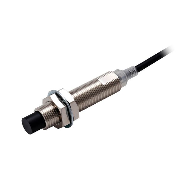 Proximity sensor, inductive, nickel-brass, long body, M12, unshielded, E2EN1077H image 2