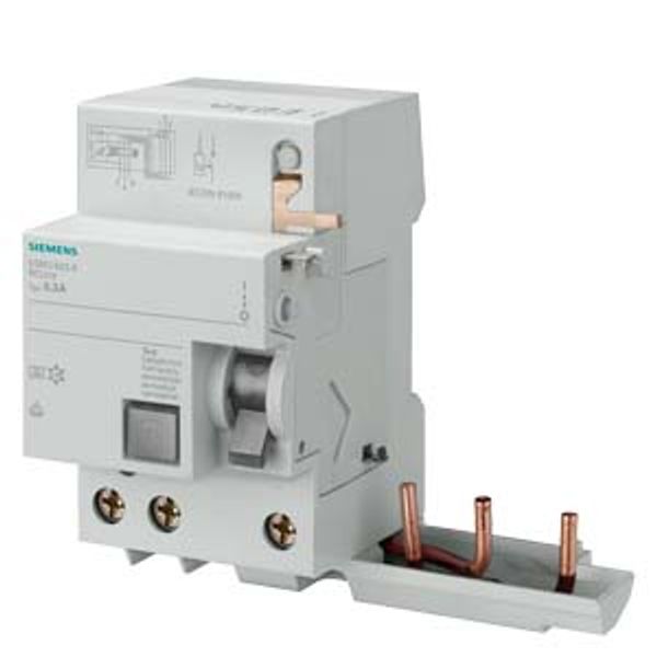 RC unit, 3-pole, type AC, In: 40 A, 30 mA, Un AC: 400 V, for 5SL4 image 1