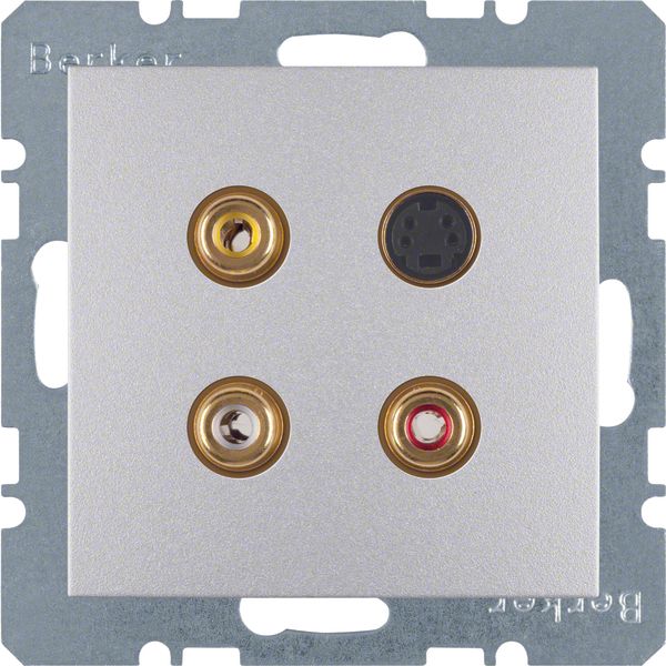 3 x Cinch/S-Video soc. out., B.7, al., matt, lacq. image 1