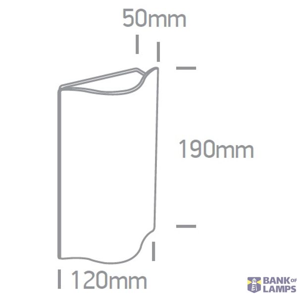 WHITE WALL 2x6W WW IP54 230V image 3