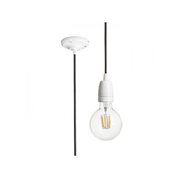 FABIO pendant set black porcelain 230V LED E27 15W image 1