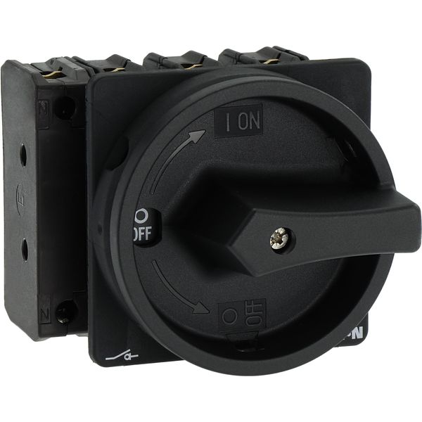 P3-63/EA/SVB-SW/N Main switch, P3, 63 A, flush mounting, 3 pole + N, STOP function, With black rotary handle and locking ring, Lockable in the 0 (Off) position image 39