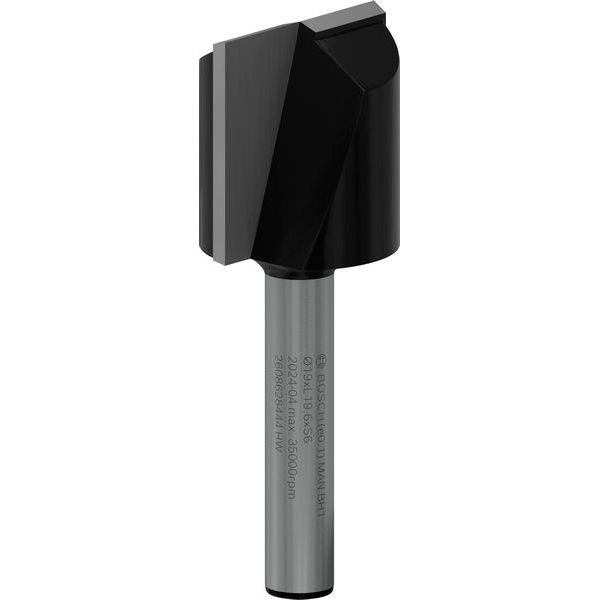 Straight bit, 6 mm, D1 19 mm, L 19.6 mm, G 51 mm image 1