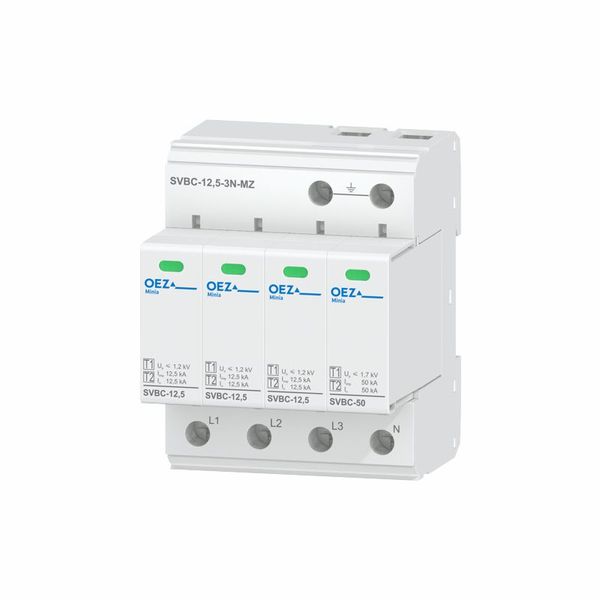 Combined lightning current and surge voltage arrester SVBC-12,5-3N-MZ image 1