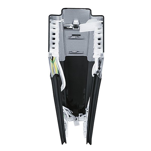 TECTON TA-F BK - Flexible electric feed-out, black image 1