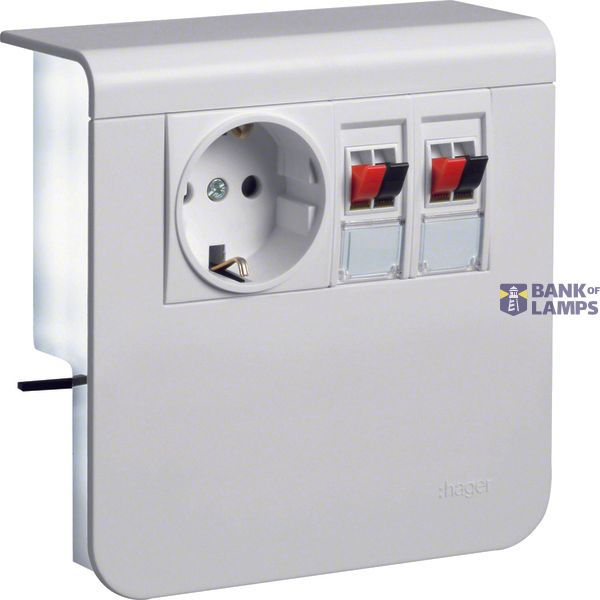 acc.box SL20080 socket+2 loudsp tw image 1