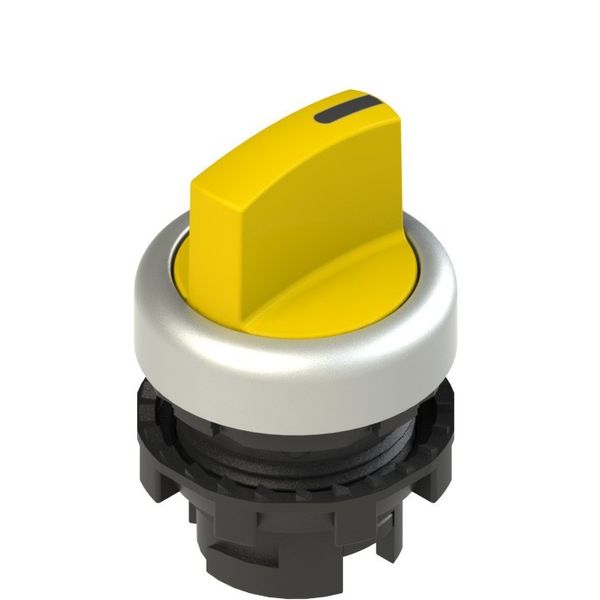 Short handle selector, 3 positions yellow with marking image 1