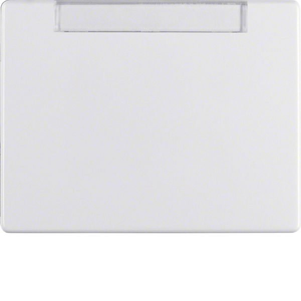 Rocker with labelling field, Arsys, polar white glossy image 1