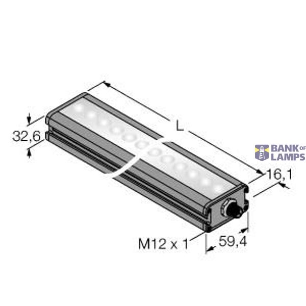 Vision System Linear Area Light   LEDUV395LA580XD6-XQ image 1