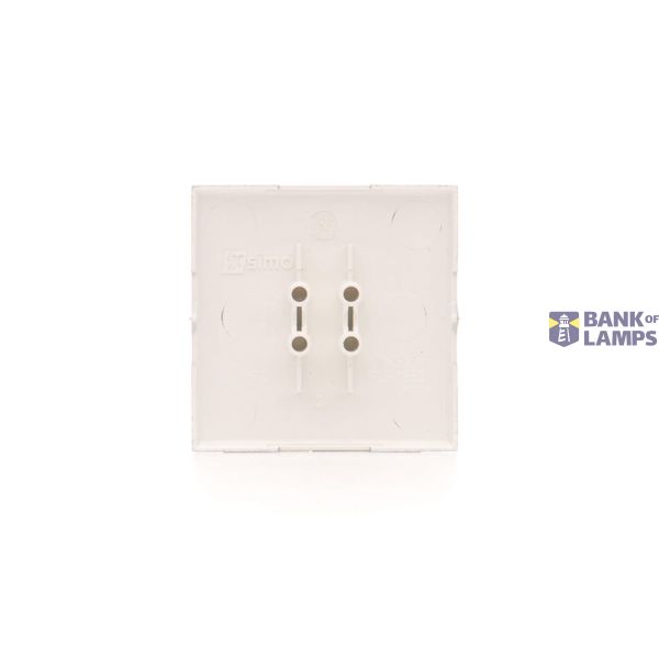 Double button for switches and push buttons, graphite mat image 1