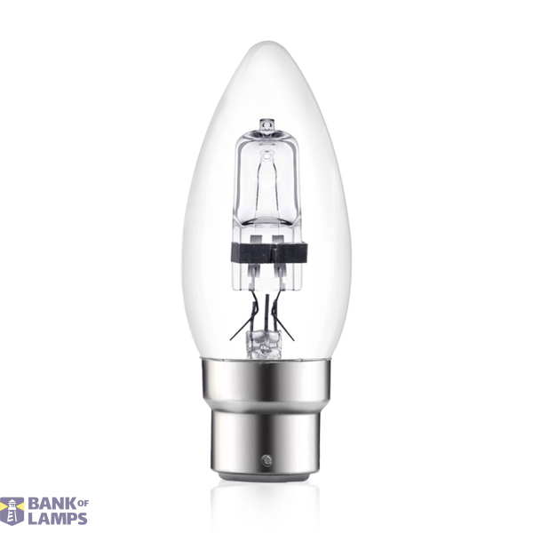 Halogen Lamp Halogen C35 230V 28W B22 clear Bellight image 1