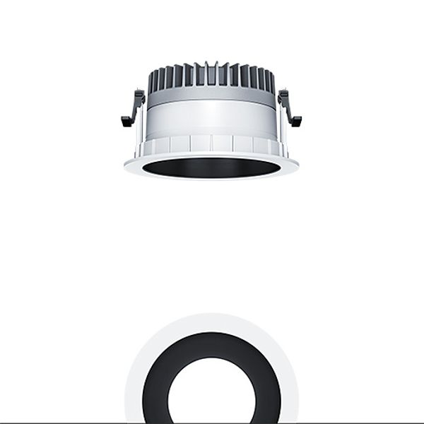 PANOS R R150 3k-940 SWI H BK WH - LED ceiling-recessed luminaire image 1