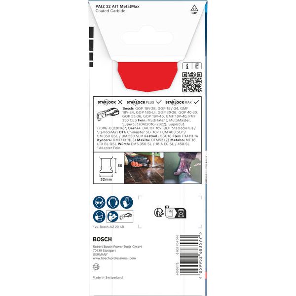 EXPERT MetalMax PAIZ 32 AIT Multitool Blade 5 x 32 mm image 1