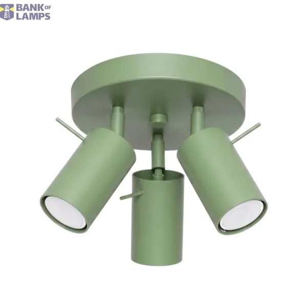 Ceiling lamp RING 3P sage image 1