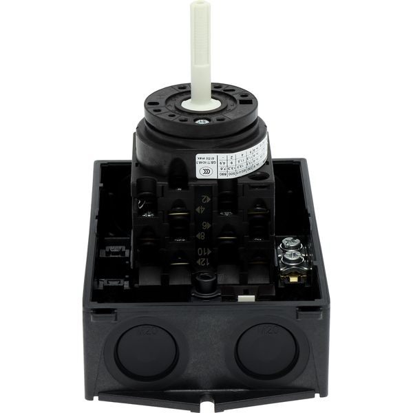 T0-3-15683/I1/SVB-SW Main switch, T0, 20 A, surface mounting, 3 contact unit(s), 3 pole, 2 N/O, 1 N/C, STOP function, With black rotary handle and locking ring, Lockable i image 14
