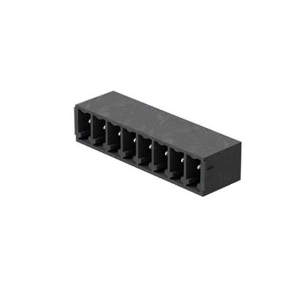 PCB plug-in connector, male header, closed side, THT/THR solder connection, 3.81 mm, Number of poles: 13, 270°, Solder pin length (l): 3.2 mm, tinned, black, Box image 3