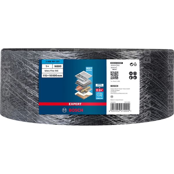 EXPERT N880 Fleece Roll for Handsanding 115 mm x 10 m, Ultra Fine S image 2