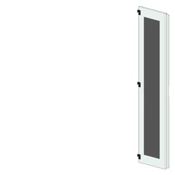 SIVACON door half. left. window. IP55. H: 1800 mm. W: 900 mm. protection class 1 image 1