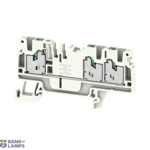Feed-through terminal block, SNAP IN, grey, 2.5 mm², 24 A, 800 V, Numb image 1