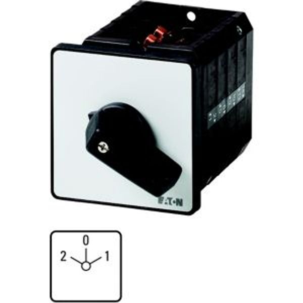 T5-3-2/E Reversing switches, T5, 100 A, flush mounting, 3 contact unit(s), Contacts: 5, 45 °, maintained, With 0 (Off) position, 2-0-1, Design number 2 image 4