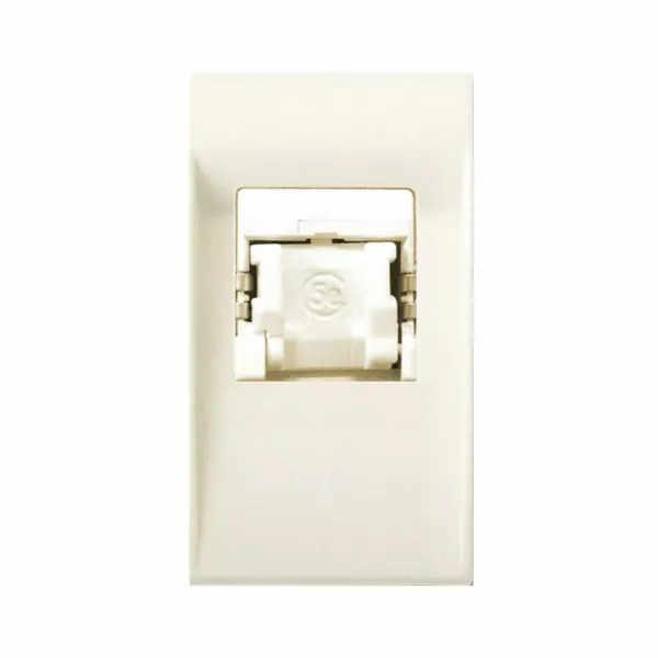 QUANTE SCQ RJ45 CAT5 Enhanced 8 pins connector for T568A  or T568B wiring - screwless terminals image 1