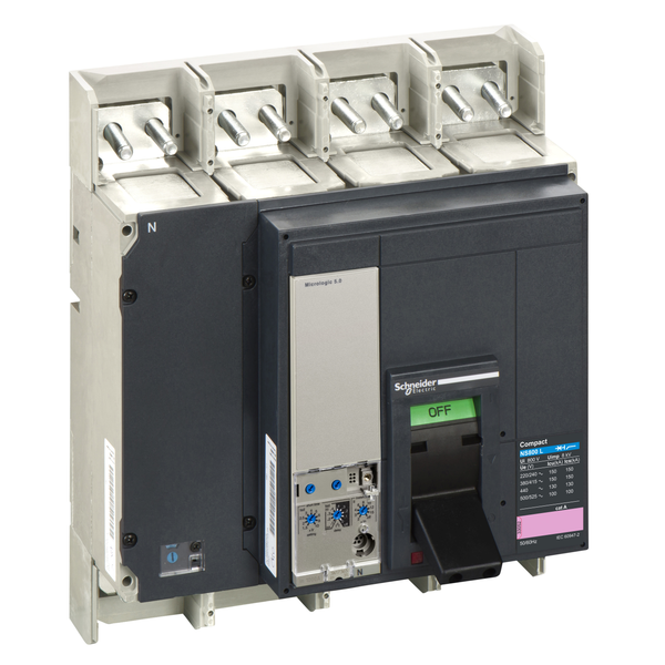 circuit breaker ComPact NS800L, 150 kA at 415 VAC, Micrologic 5.0 trip unit, 800 A, fixed,4 poles 4d image 5