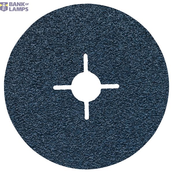 Fibre sanding disc R574, Best for Metal D= 125 mm; K= 36 image 1