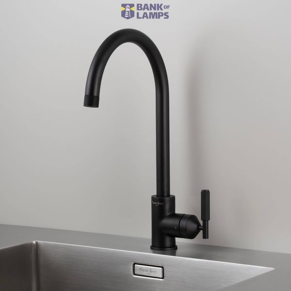 EU KITCHEN TAP / MIXER / CROSS / WELDERS BLACK image 1