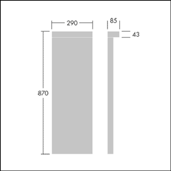 AXYL GREETB H870 SE 56L 930 A/S HFX ANT - LED bollard image 2