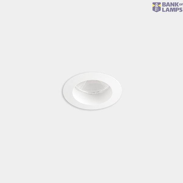 Downlight Play Deep Round Fixed Emergency 6.4W LED warm-white 3000K CRI 90 27.2º ON-OFF White IP54 629lm image 1