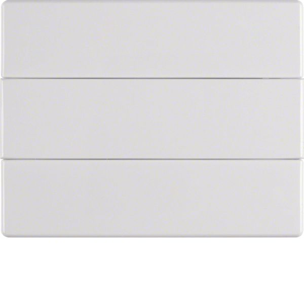 Push-button 1gang, Arsys, polar white glossy image 1