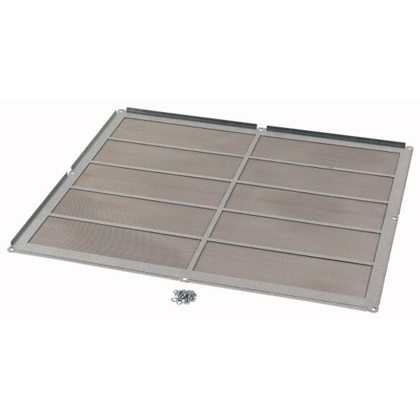 XLST5F35 Bottom-/top plate for F3A flanges, for WxD = 300 x 500mm, IP55, grey image 1