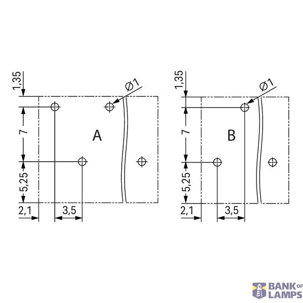 THR PCB terminal block push-button 1.5 mm² black image 2