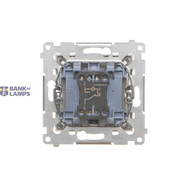 Quadruple push button, (module), 10AX, 10A, quick connection, anthracite, metalic image 1