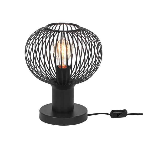 Gila table lamp 23 cm E27 matt black image 1