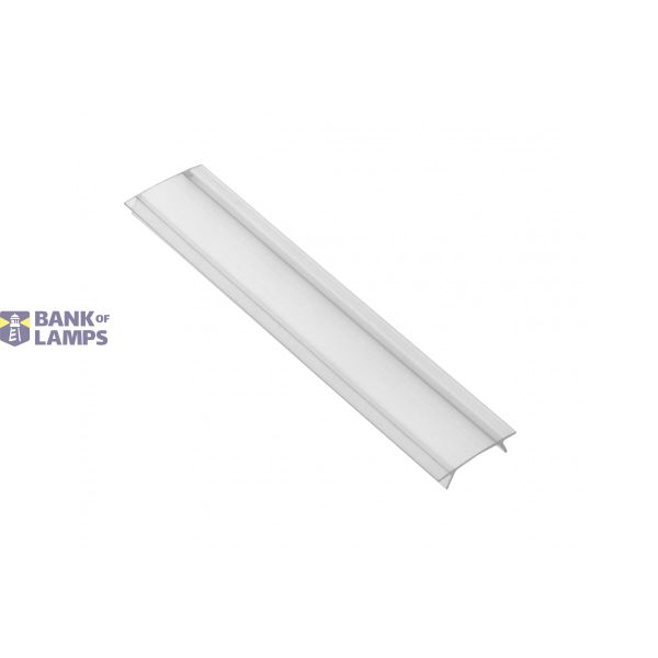 transparent cover for LED profile GLAX 12 m image 1