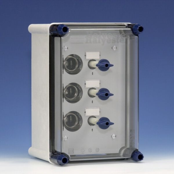 Distr. encl. 3xDII with RSD 25 incl. bus bars image 1