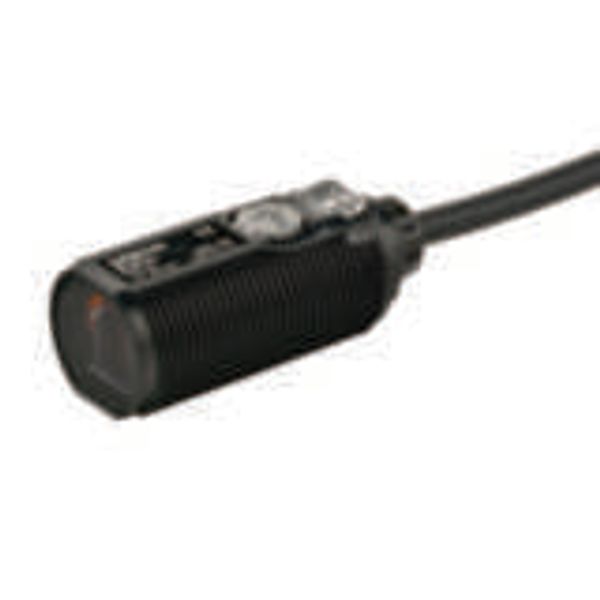 Photoelectric sensor, M18 threaded barrel, plastic, infrared LED, diff E3FA0055E image 3