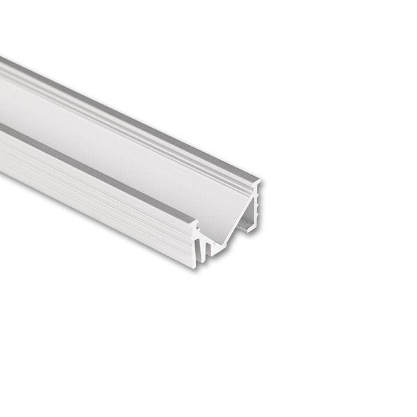 Built-in aluminum profile VK 21x11mm without diffuser 2m image 1