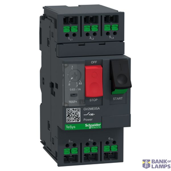 Tesys MOTOR CB TH-MAG 1A PB Snap-in image 2