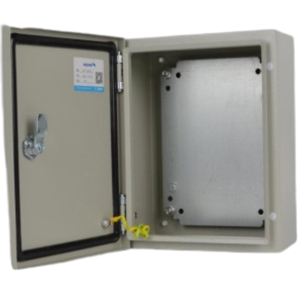 Metal box IP66, 700*400*300mm, 1.2mm cold-rolled steel, Mounting plate*2.0mm Galvanized Sheet image 2