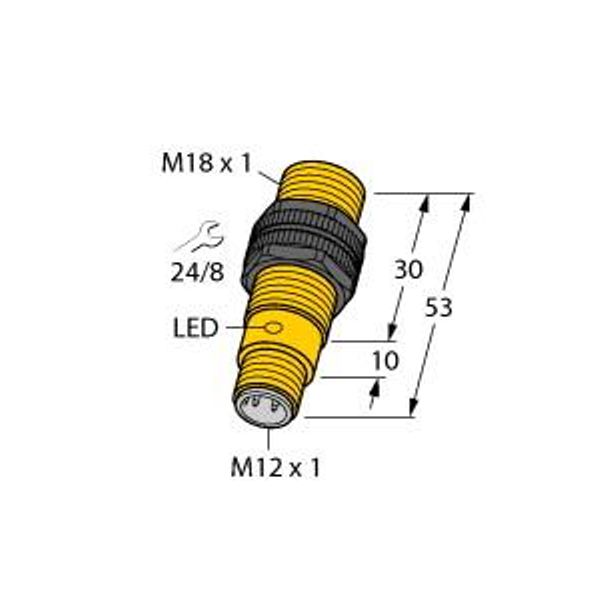 Inductive Sensor   NI8-S18-AP6X-H1141 image 1