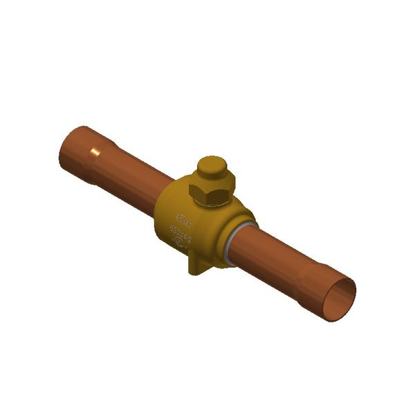 GBC 22s CO2 45bar Ball Valve M/25 image 1