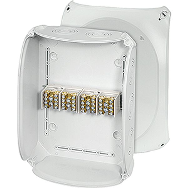 Cable box IP66, BM7, 6-35 mmÃ‚², 4 pole Branch, input M25/40/50, Gray (DK 3534 S) image 6