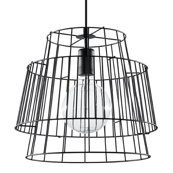 HANGING LAMP GATE BLACK E27 1X60W IP20 image 1