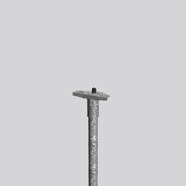 Pole mounting L 250 B 95 H 153 d 60 colour: uncoated image 1