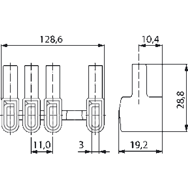 Inlet flange F2 incl. PUR gasket image 6