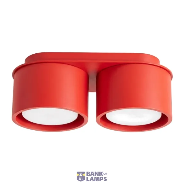 Ceiling lamp MODO 2 red Gx53 image 1