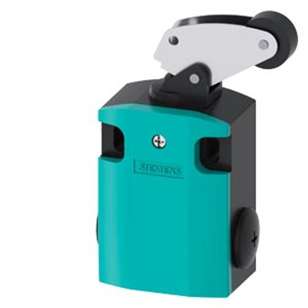 Position switch, metal encl. 56 mm wide, 2 NO/1 NC slow-action contacts image 1